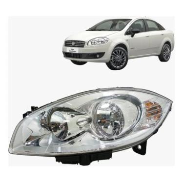 Imagem de Farol Dianteiro Esquerdo Línea Fiat 51752445 Original Esquerdo/motoris