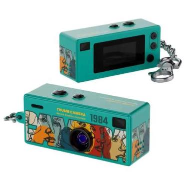 Imagem de Mini Câmera Aries CharmSnap 1080P HD 2MP USB-C Ciano