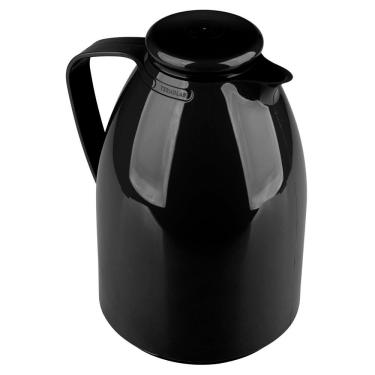 Imagem de Bule Térmico Termolar Luna Plástico com Infusor Preto 1L