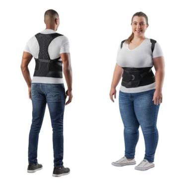 Imagem de Corretor Postural Colete Ergonômico Support Hidrolight, LARGO - M