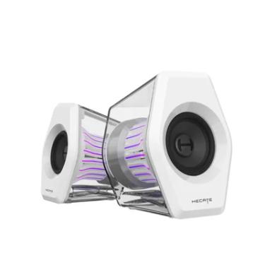 Imagem de Caixa de Som para PC, 32W RMS, Design Transparente, Bluetooth 5.4, RGB Interativo, Bivolt | G2000 PRO EDIFIER - Branco