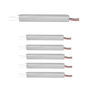 Imagem de 6 Fonte Estabilizada 12v 3a Modelo Slim Palito - IMPORTADO