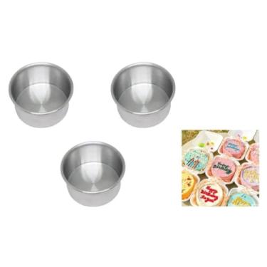Imagem de Kit 3 Formas Assadeira Para Bolo Bentô Cake - Naked Cake
