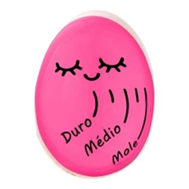 Imagem de Termômetro Para Cozimento De Ovos Mole/Médio/Duro Egg Timer Cor:Rosa