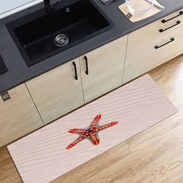 Imagem de SHENGANG Sea Waves Beach Tapete Cozinha 3D Tapete Corredor Tapete Marinho No Quarto No Chão Personalizado Longo Corredor Tapete, 6,50x160cm