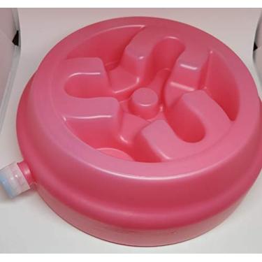 Imagem de Comedouro Cães Ou Gatos Lento Interativo 2 Em 1 - Pink