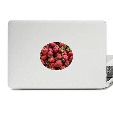 Imagem de Adesivo de notebook com emblema de vinil e frutas vermelhas Fresh Strawberry