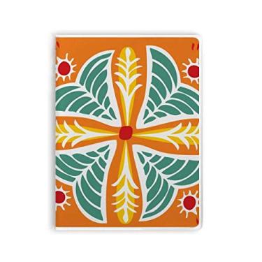 Imagem de Caderno de flores do México Totems da Civilização Antiga Diário Capa Macia
