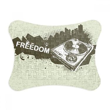 Imagem de Graffiti Street Hip-Hop City Phonograph Moldura de quebra-cabeça Decoração de imagem Enfeite de jogo de quebra-cabeça