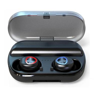 Imagem de V10 tws bt 5.0 fones de ouvido sem fio estéreo mini fones alta fidelidade som 2400mah powerbank suporte do telefone sem exibição energia