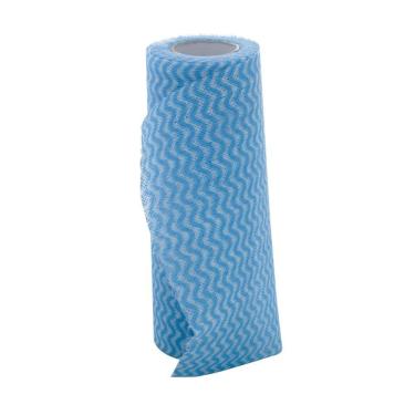 Imagem de Kit 25 Panos Multiuso Microfibra Azul 20 x 40 cm - Lyor