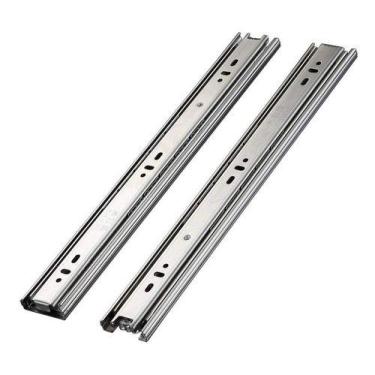 Imagem de Corrediça Light Gaveta Trilho Telescópico 25Cm Par Rolamento Via Esfer