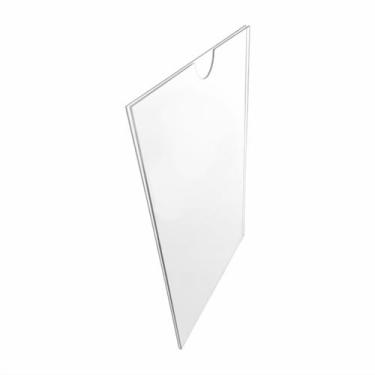 Imagem de Porta Folha A4 de Parede - Vertical Dobra Meio KIT 7pç - Persona Acril