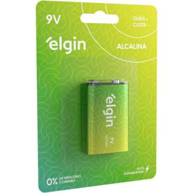 Imagem de Pilha Bateria 9V Alcalina Blister com 01 - ELGIN