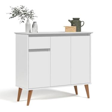 Imagem de Aparador Balcão Armário Bancada Cozinha Cantinho do Café Buffet Sala d