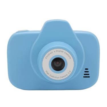 Imagem de Câmera de Vídeo Digital Portátil Pequena, Câmera Digital 1080P Com Foco Automático ABS 48MP Tela de 2,0 Polegadas para Fotografia (Azul)