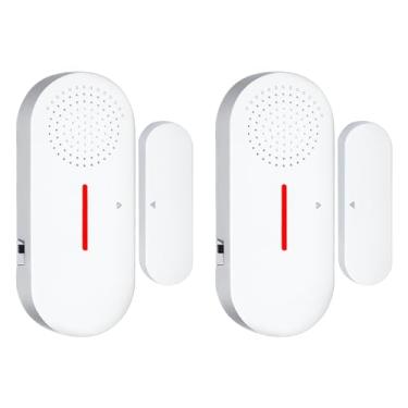 Imagem de HIIXHC Alarme de Porta E Janela, Alarmes de Porta de 95 Db para Segurança Infantil, Alarme de Segurança Sem Fio para Porta E Janela, Alarme de Piscina de Janela para Casa (Pacote com 2)