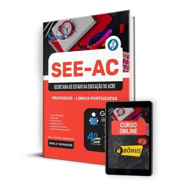 Imagem de Apostila SEE-AC 2024 - Professor - Língua Portuguesa - Editora Solução