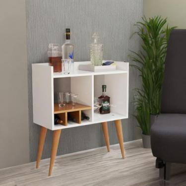 Imagem de Aparador Retrô Porta Bebidas e Decoração Sala de Estar - Lucky Store, 