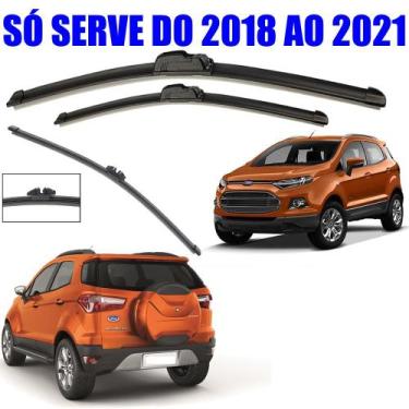 Imagem de Kit 3 Palheta Limpador Parabrisa FORD ECOSPORT 2018 2019 2020 2021 - M