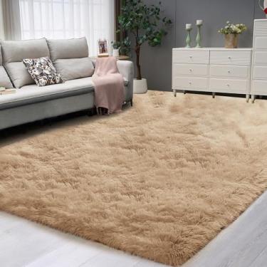 Imagem de POEMLAND Tapetes de área 9 × 12 macios para sala de estar, tapete macio e felpudo para quarto de bebê, decoração de casa de bebê e quarto de crianças, meninos, meninas, berçário, decoração de casa