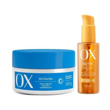 Imagem de Kit Máscara Capilar De Tratamento Ox Restaura 300g Mais Óleo Capilar O