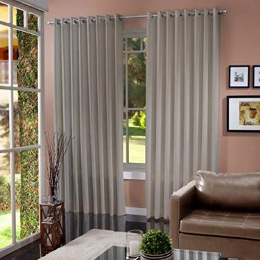 Imagem de Cortina Vitalle Concreto Belchior Concreto Tecido Blackout