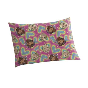 Imagem de Fronha Avulsa Estampada Barbie 50 cm x 70 cm Com 1 peça