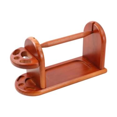 Imagem de shamjina Suporte de Novelos de Lã de Madeira, Suporte de Fios Estável para Crochê E Tricô Doméstico