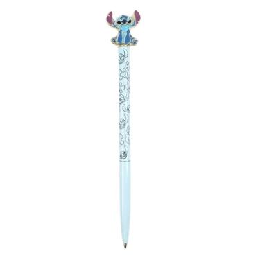 Imagem de Caneta Metálica Escrita Média Preta 1.0mm Disney Stitch Molin