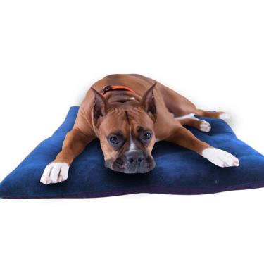 Imagem de Almofada Pet Tufão Gg Luxo Confortavel Macia Gato E Cachorro Azul