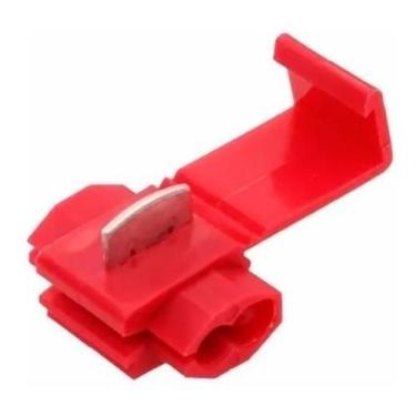 Imagem de 250Pçs Conector Derivação Emenda Fios Vermelho 0,5 Até 1,5Mm - Decorar