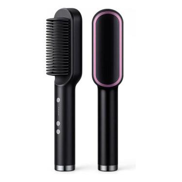 Imagem de Escova Alisadora de Cabelo 5 em 1 com Ajuste de Temperatura e Tecnolog