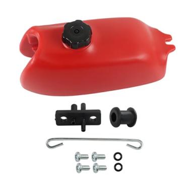 Imagem de WFLNHB Tanque De Combustível Reposição Ft49070 Para Honda Atc70 1978-1985, Atc70K 1972-1974, Plástico Vermelho 123-6-9075