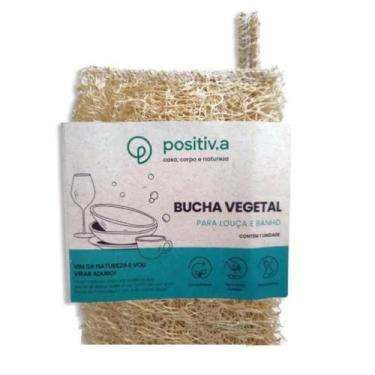 Imagem de Bucha Vegetal Para Banho E Louça Positiva