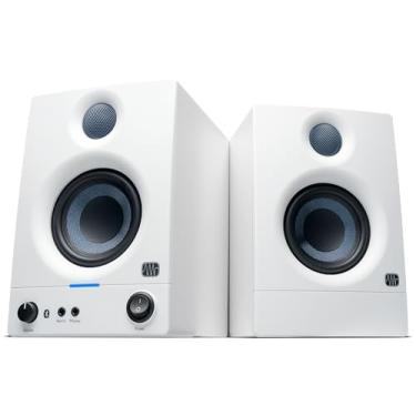 Imagem de PreSonus Monitores de referência de mídia Eris de 3,5 polegadas com conectividade Bluetooth (branco)