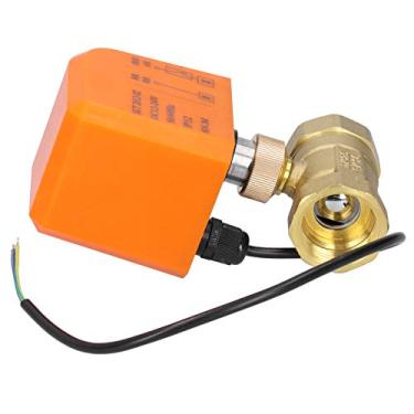 Imagem de Marhynchus Conveniente Válvula de Esfera Motorizada DC12/24V de Latão Com Corpo à Prova de Ferrugem para Equipamentos Mecânicos, Adequados para água Fria/quente ou Soluções de Glicol, IP54
