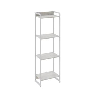 Imagem de Estante Dynamica 45x30x146cm C/04 Prateleiras Snow / Est.branca Snow / Est.branca
