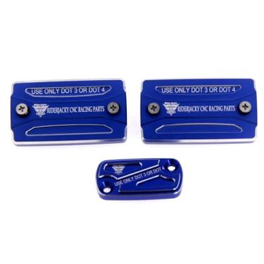 Imagem de Para Suzuki DL 1050 V-Strom Acessórios 2020-2022 | DL 1000 XT VStrom 2017-2019 Peças modificadas | DL1000 V-Strom 2014-19 Tampa do reservatório de fluido do cilindro mestre de freio dianteiro e