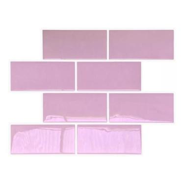 Imagem de Pastilha Adesiva Resinada Metrô White Rejunte Branco  - Cromo sign, RO