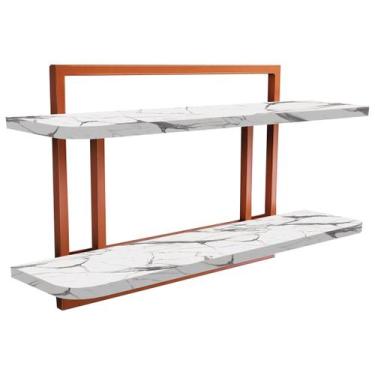 Imagem de Prateleira De Parede Nicho Estilo Industrial Decoração Sala Quarto Esc