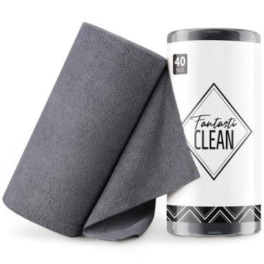 Imagem de Rolo de pano de limpeza Fantasticlean Microfiber, pacote de 40 x 30 cm