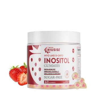 Imagem de Gomas de inositol NIUSISE Suplemento de inositol com vitamina D3
