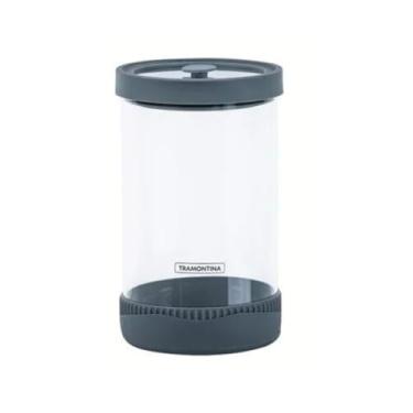Imagem de Pote de Vidro Hermético Tramontina Purezza Tampa Silicone 1,0l 61227/070
