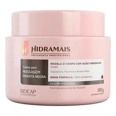 Imagem de Creme Para Massagem Modeladora Pimenta Negra Hidramais 500gr