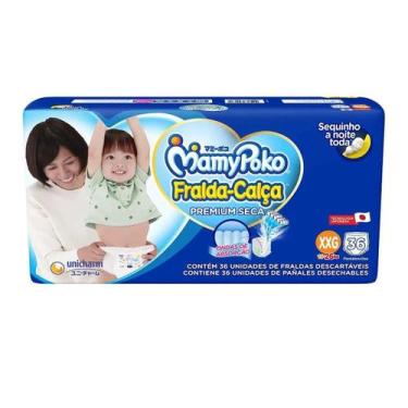 Imagem de Fralda Infantil MamyPoko Pants XXG com 36 unidades