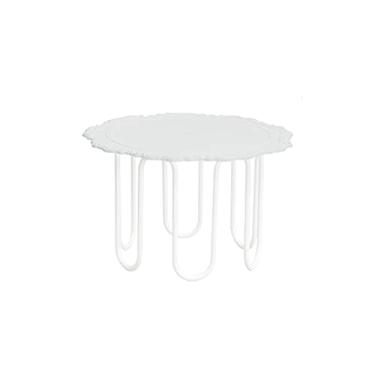 Imagem de Suporte de bolo, exibição de placa de bolo, giratório, suporte de biscoito de frutas, mesa de sobremesa multicolorida de resina com base de metal, bandeja multiuso para servir chá da tarde para