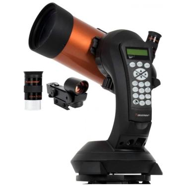 Imagem de Telescópio Astronômico Computadorizado 53x com Tecnologia SkyAlign, Celestron 4SE 11049, Laranja