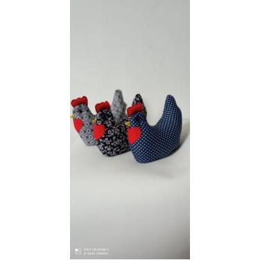 Imagem de Galinha Peso de Porta - Djoana, Branco