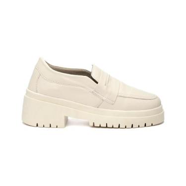 Imagem de Mocassim Atikkos Tratorado Oxford Casual Feminino, Off white, 35